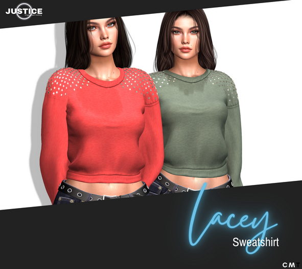 [JUSTICE] LACEY SWEATSHIRT - LARA