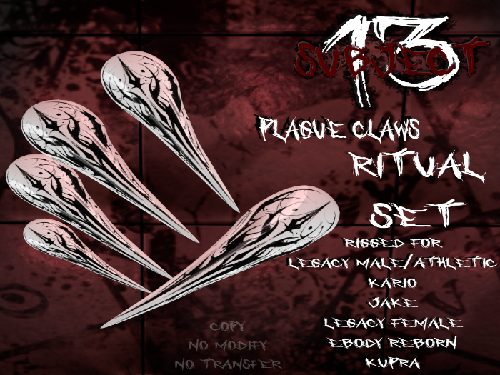 S13. Plague Claws x Ritual Set