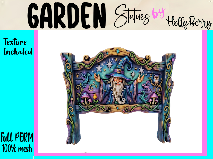 HB: Wizard Sign Headboard FuLL PERM