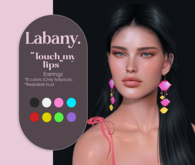 Labany. "Touch my lips" earrings  - All colors