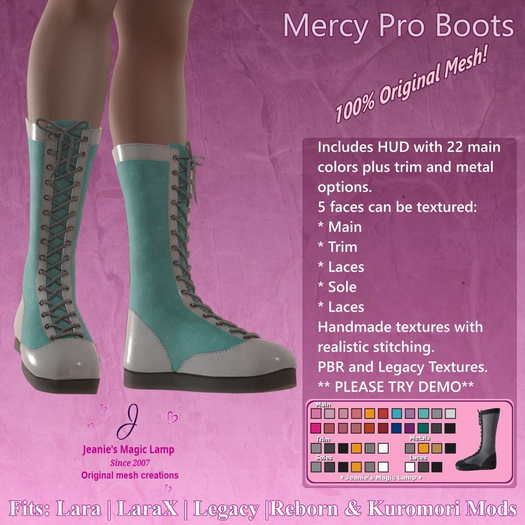Mercy Pro Boots All Colors