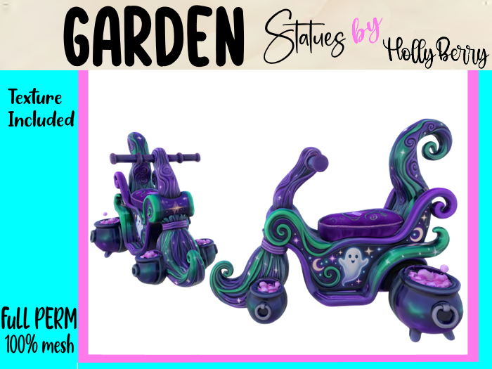 HB: Witch Ghost Child's Ride On FuLL PERM