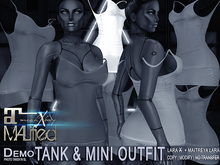 LaraX Lara DEMO MALified: 7x Tank & Mini Outfits