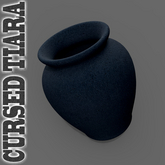 Navy Garden Pot Pottery