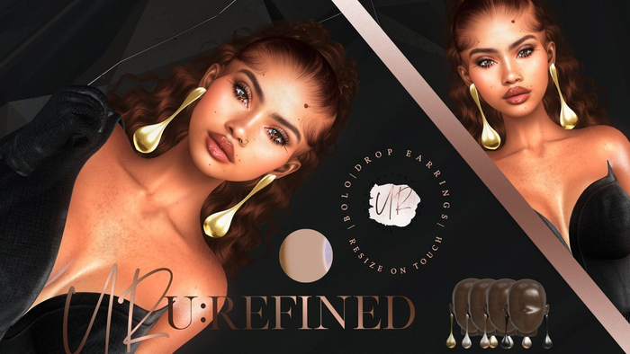 {U:Refined} Bolo Drop Earrings [Copper]
