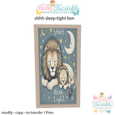 BTBD  shhh sleep tight lion