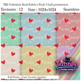 TBJ-Valentine Knit Fabrics Pack-3 full permission