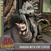 Dragon with Pup FP box, looking for a safe place