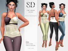 Chic Sailor Outfit – Cream and Raisin – BOM Layers|Omega Appliers – Sweet Distractions