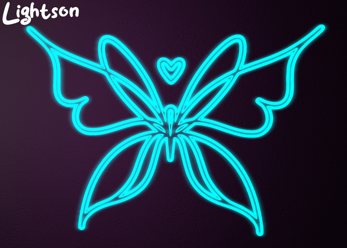 *Lightson* Butterfly love