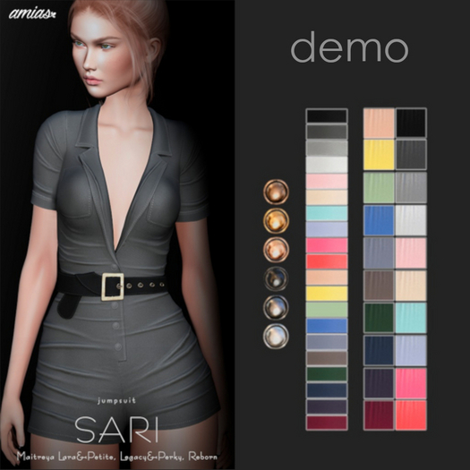 amias - SARI jumpsuit demo
