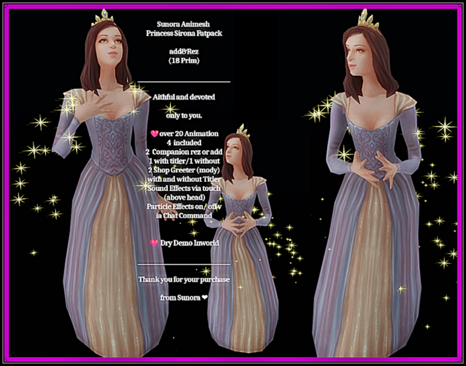Sunora Animesh Princess Sirona Fatpack