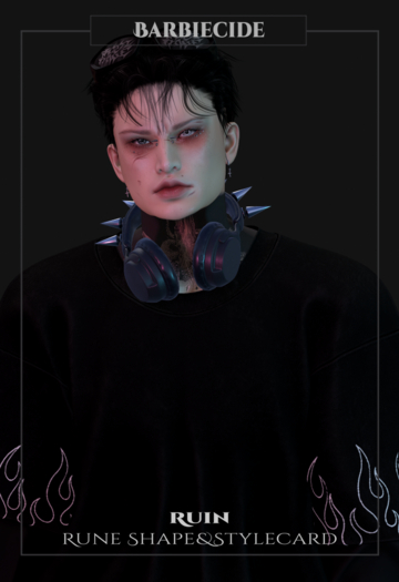 Barbiecide Ruin Shape&Stylecard For Rune