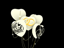 Balloons Just Married 