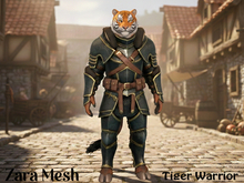 ZM PBR Tiger Warrior Character FULL PERM MESH