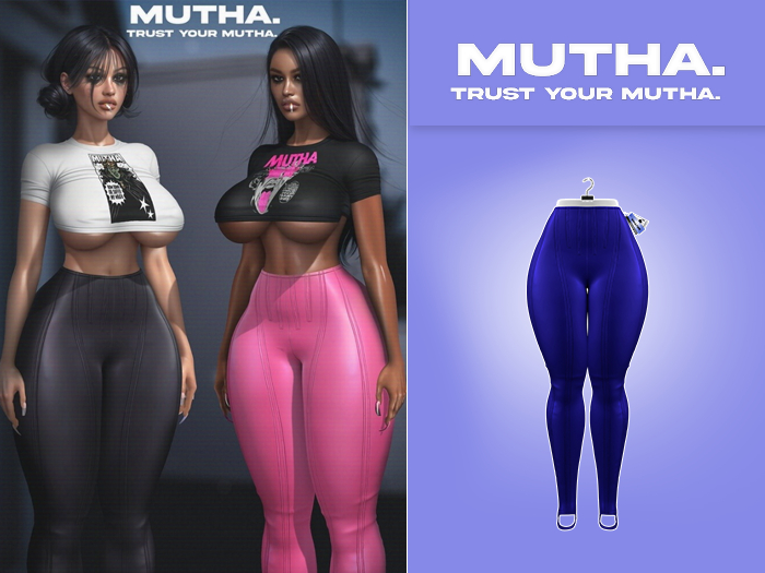MUTHA. Kendra Stirrup Pants - Marine [UNPACK]