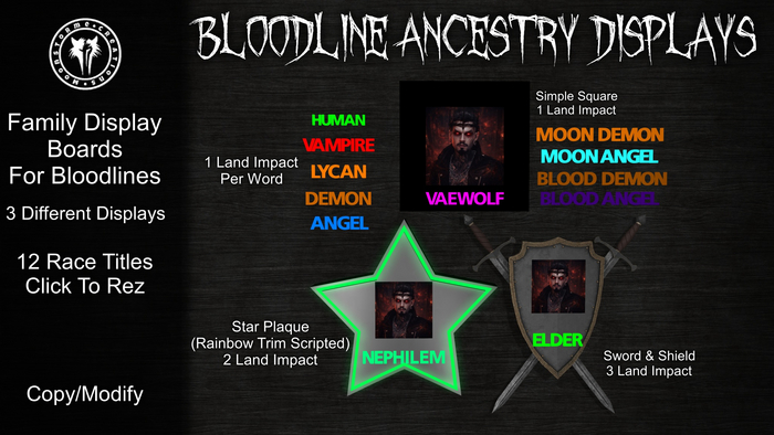 [M] BL Ancestry Displays 