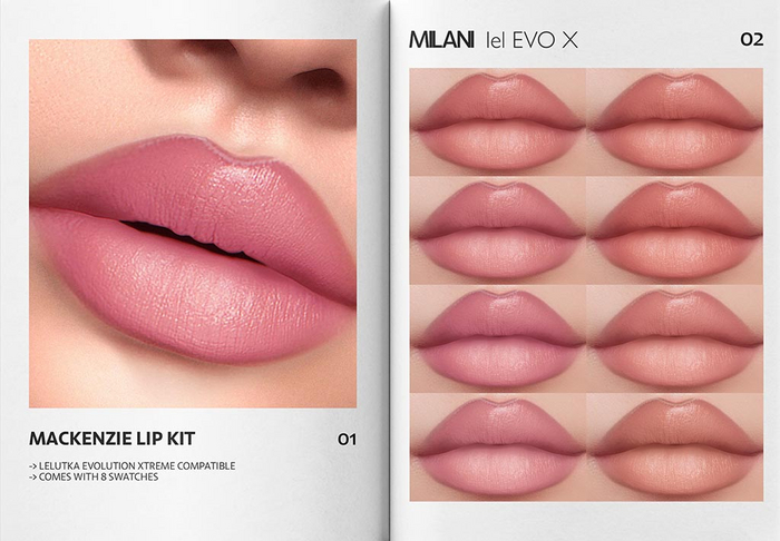 MILANI - "MACKENZIE" LIP KIT / FATPACK