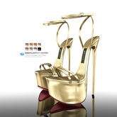 [Gos] Lustra Platform Sandals - Metallic Collection