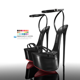 [Gos] Lustra Platform Sandals - Black