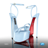 [Gos] Lustra Platform Sandals - Airy Blue