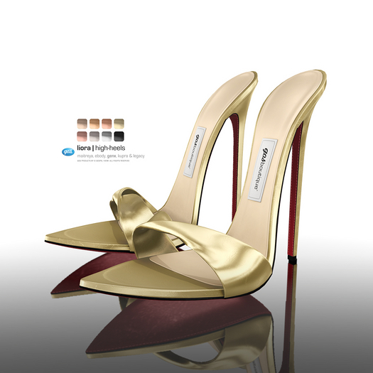 [Gos] Liora Heels - Metallic Collection