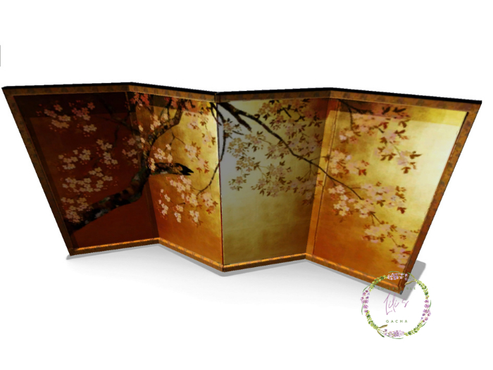 *:..Silvery K..:*folding screen(Gold)(1)