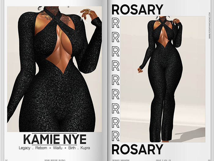 Rosary. Kamie . NYE Black