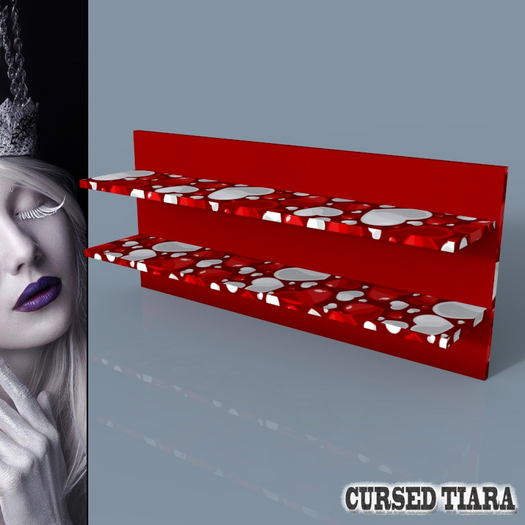 Red Valentines Wall Shelf