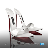 [Gos] Elara dOrsay Stilettos - White