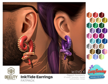 Beeuty - InkTide Earrings LeL Evox Ears FATPACK
