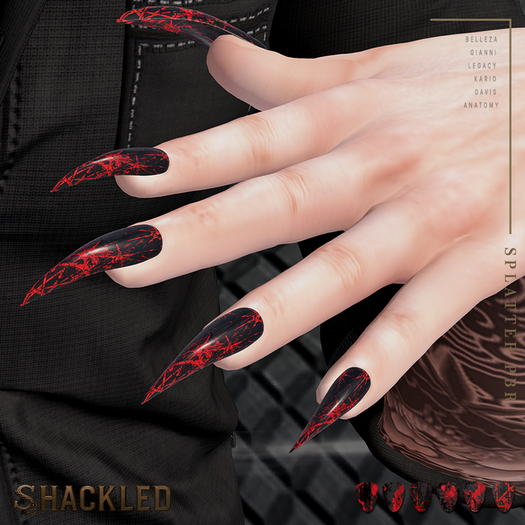 SHACKLED - Splatter PBR [Eagle Nails]