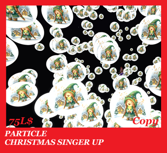 PARTICLE CHRISTMAS SINGER UP