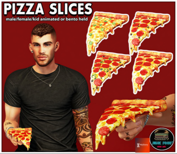 Junk Food - Pizza Slice MEAT LOVER MYSTORY 