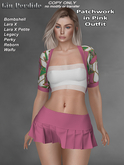 Pink Patchwork Outfit 