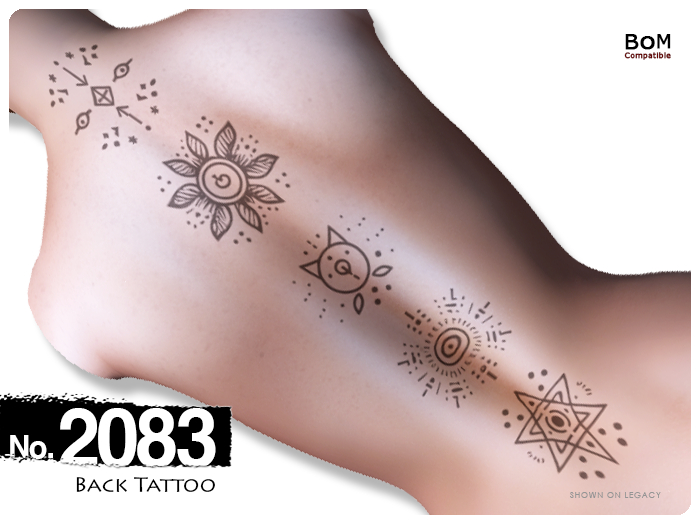 (Back Tattoo) No.2083