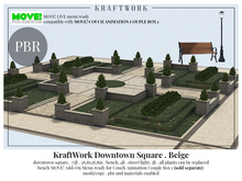KraftWork Downtown Square . Beige (Add Me)