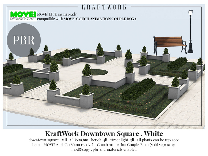 KraftWork Downtown Square . White (Add Me)