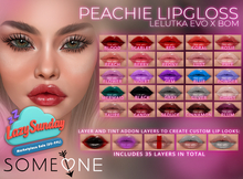 SOMEONE - Peachie Lipgloss (Wear Me!)
