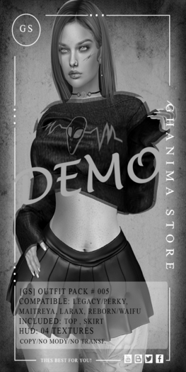 [GS] Outfit Pack #  005 DEMO