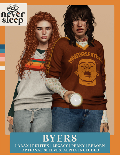 Never Sleep // Byers Top // Demo