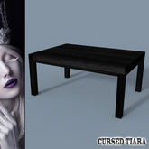 Black Wooden Coffee Table