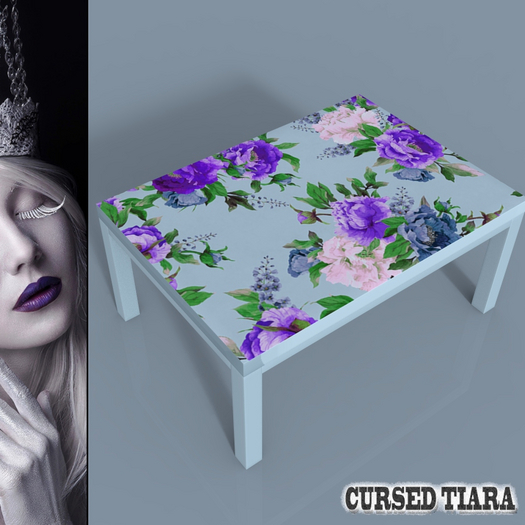 Blue Rose Coffee Table