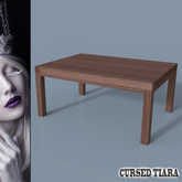 Brown Wooden Coffee Table