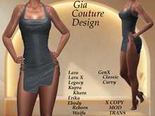 "GCD" Cardi Silk Dress Blue