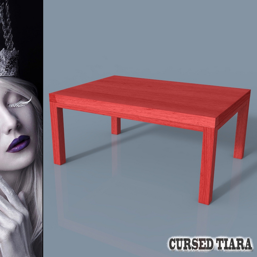 Fuchsia Wooden Coffee Table
