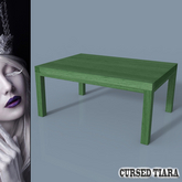 Green Wooden Coffee Table