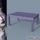 Purple Wooden Coffee Table