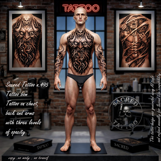 Sacred Tattoo 495..