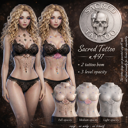 Sacred Tattoo 497..